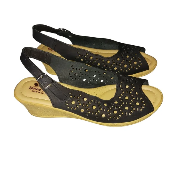 SPRING STEP RAVELLA SANDAL BLACK 9M - Picture 3 of 6